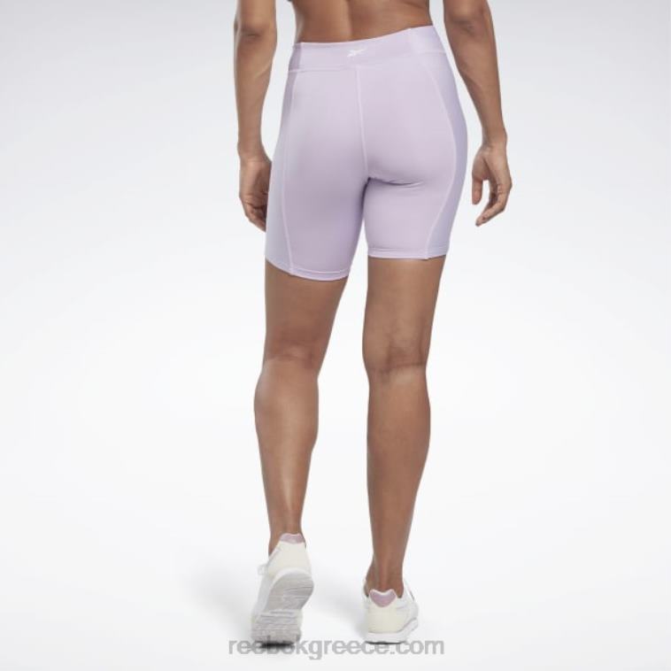 γυναίκες μωβ όαση rib σορτς απόδοσης γιόγκα Reebok ND8H901