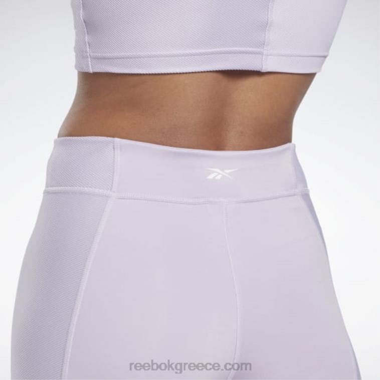 γυναίκες μωβ όαση rib σορτς απόδοσης γιόγκα Reebok ND8H901