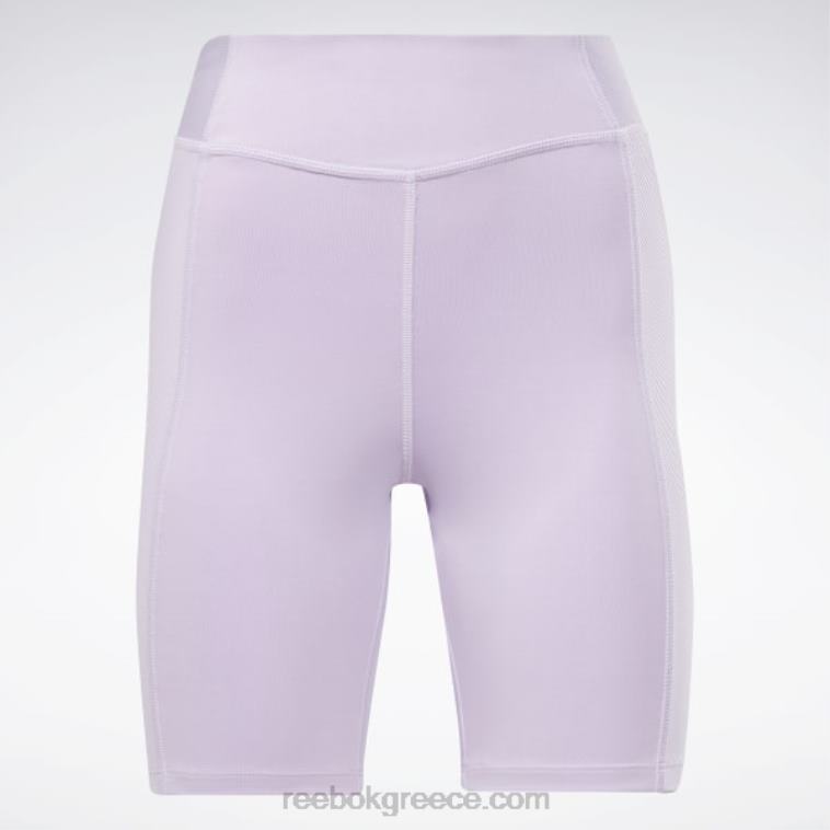 γυναίκες μωβ όαση rib σορτς απόδοσης γιόγκα Reebok ND8H901