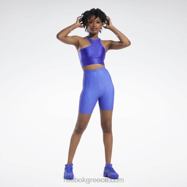 γυναίκες ultima μωβ σορτς κολάν cardi b ψηλόμεσο Reebok ND8H721