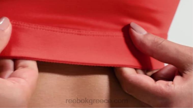 γυναίκες δυναμικό κόκκινο αθλητικό σουτιέν μεσαίας στήριξης les mills lux racer Reebok ND8H870