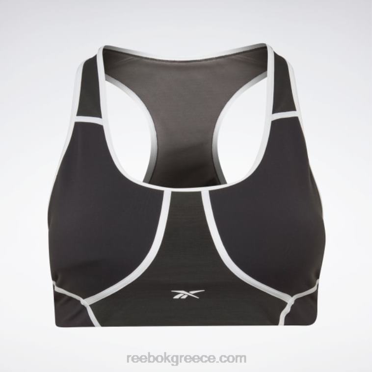γυναίκες μαύρος σουτιέν lux racer με επένδυση colorblocked (συν μέγεθος) Reebok ND8H769