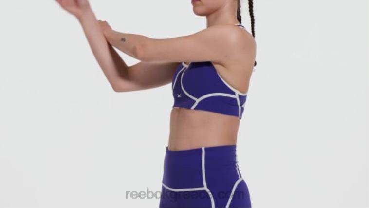 γυναίκες τολμηρό μωβ σουτιέν lux racer με επένδυση colorblocked Reebok ND8H789