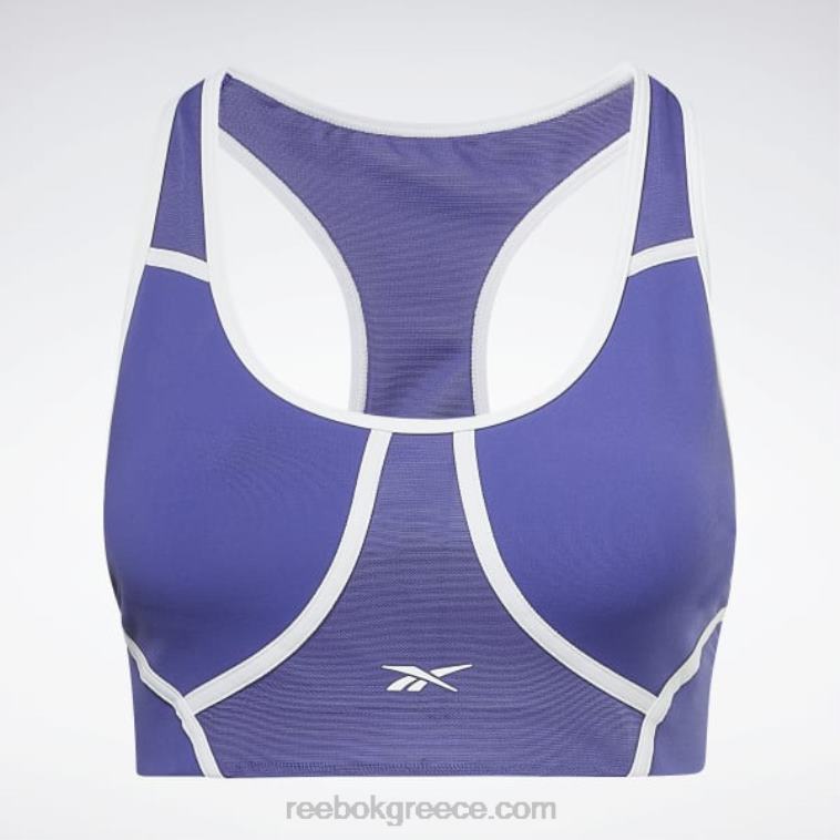γυναίκες τολμηρό μωβ σουτιέν lux racer με επένδυση colorblocked Reebok ND8H789
