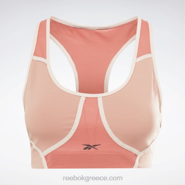 γυναίκες φαράγγι κοραλλιών σουτιέν lux racer με επένδυση colorblocked Reebok ND8H971