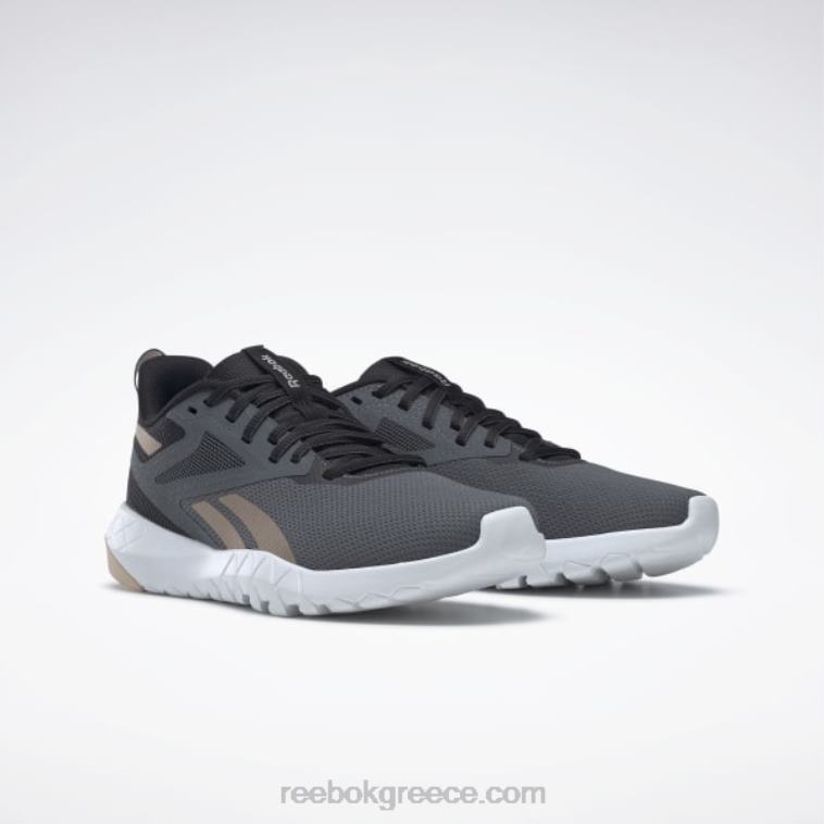 γυναίκες πυρήνα μαύρο/καθαρό γκρι 7/sleek met flexagon force 4 γυναικεία παπούτσια προπόνησης Reebok ND8H221