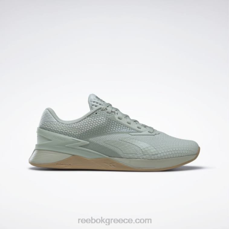 γυναίκες sea ​​spray/harmony green/reebok rubber gum-01 γυναικεία παπούτσια nano x3 Reebok ND8H14
