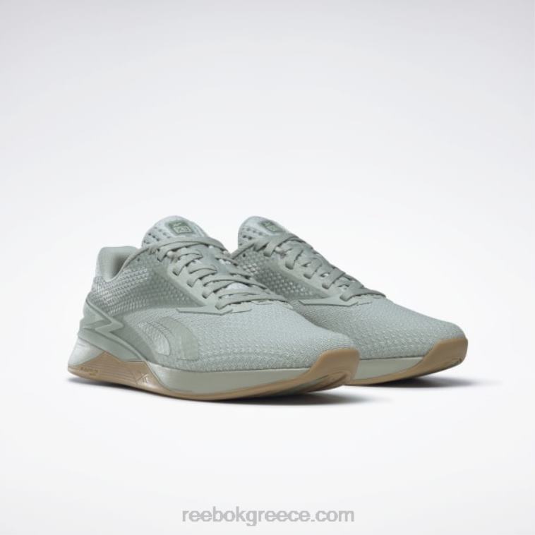 γυναίκες sea ​​spray/harmony green/reebok rubber gum-01 γυναικεία παπούτσια nano x3 Reebok ND8H14