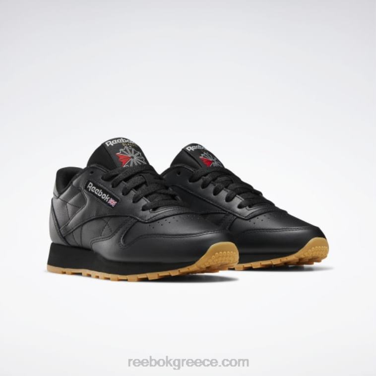γυναίκες πυρήνα μαύρο/καθαρό γκρι 5/reebok rubber gum-03 κλασικά δερμάτινα παπούτσια Reebok ND8H193