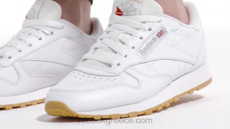 γυναίκες ftwr λευκό/καθαρό γκρι 3/reebok rubber gum-03 κλασικά δερμάτινα παπούτσια Reebok ND8H55