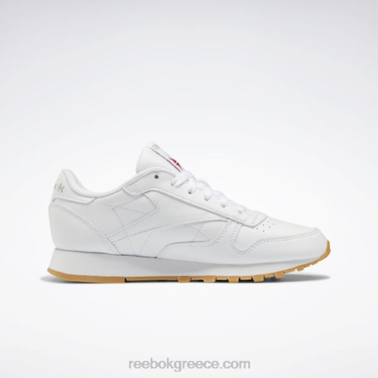γυναίκες ftwr λευκό/καθαρό γκρι 3/reebok rubber gum-03 κλασικά δερμάτινα παπούτσια Reebok ND8H55
