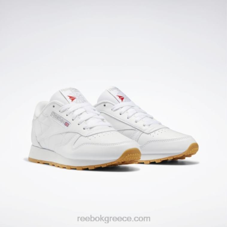γυναίκες ftwr λευκό/καθαρό γκρι 3/reebok rubber gum-03 κλασικά δερμάτινα παπούτσια Reebok ND8H55