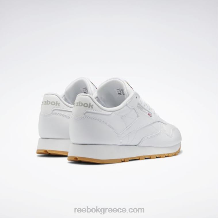 γυναίκες ftwr λευκό/καθαρό γκρι 3/reebok rubber gum-03 κλασικά δερμάτινα παπούτσια Reebok ND8H55