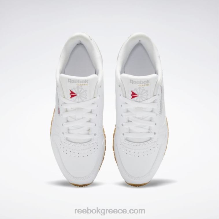 γυναίκες ftwr λευκό/καθαρό γκρι 3/reebok rubber gum-03 κλασικά δερμάτινα παπούτσια Reebok ND8H55