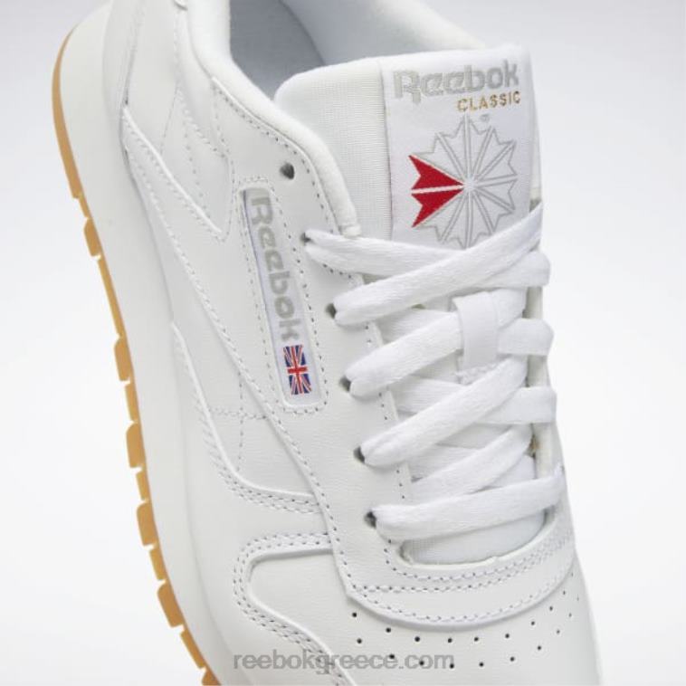 γυναίκες ftwr λευκό/καθαρό γκρι 3/reebok rubber gum-03 κλασικά δερμάτινα παπούτσια Reebok ND8H55