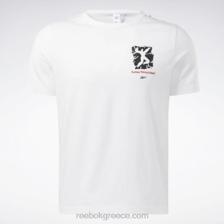 άσπρο T-shirt για τα ανθρώπινα δικαιώματα τώρα Reebok ND8H859
