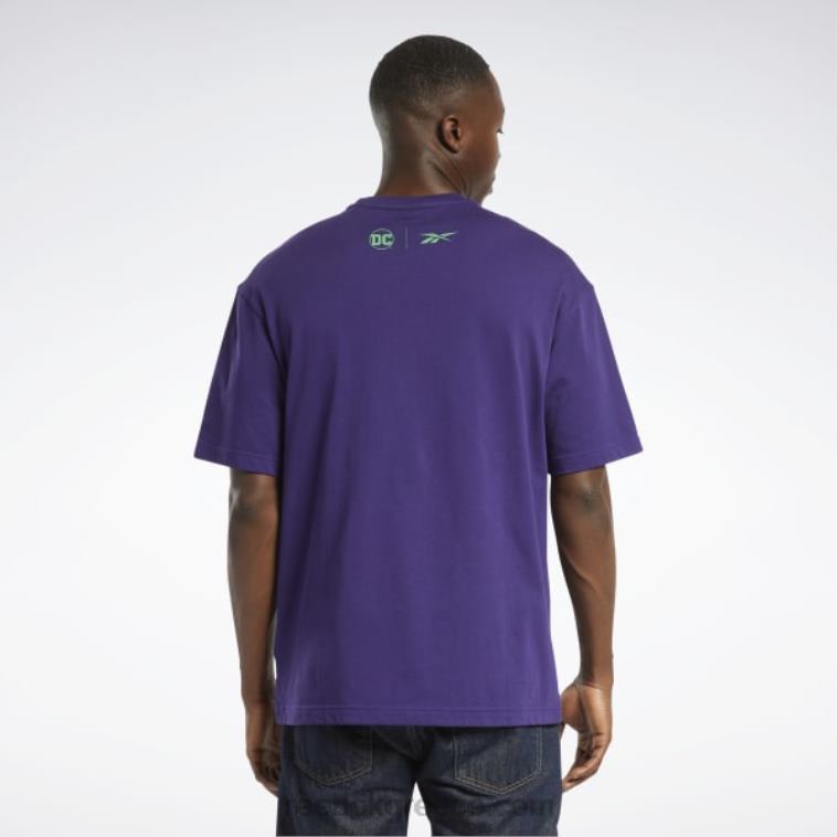 σκούρα ορχιδέα T-shirt με λογότυπο dc x Reebok ND8H409
