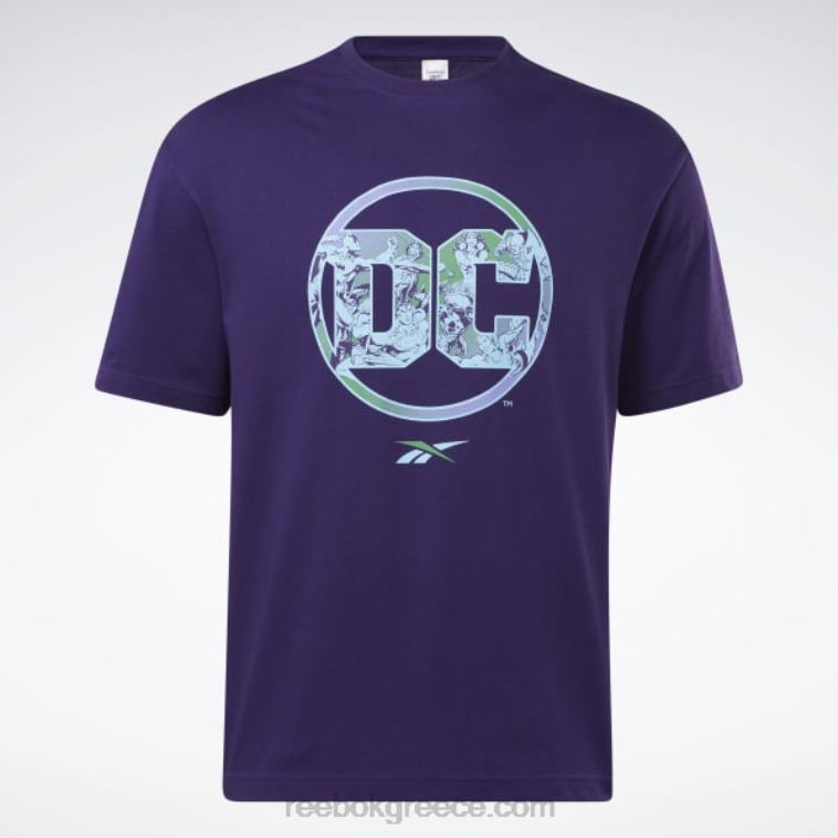 σκούρα ορχιδέα T-shirt με λογότυπο dc x Reebok ND8H409