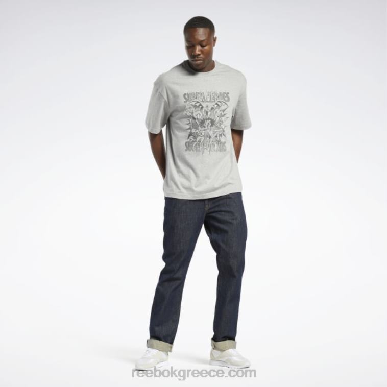 μέτρια γκρίζα ρείκι dc x face off μπλουζάκι Reebok ND8H396