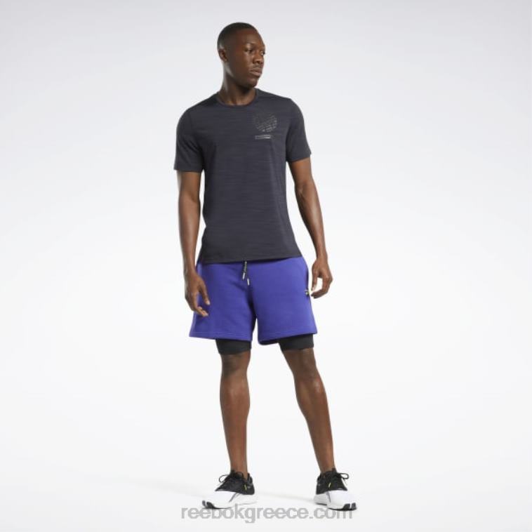 τολμηρό μωβ Σορτς les mills 2 σε 1 Reebok ND8H678