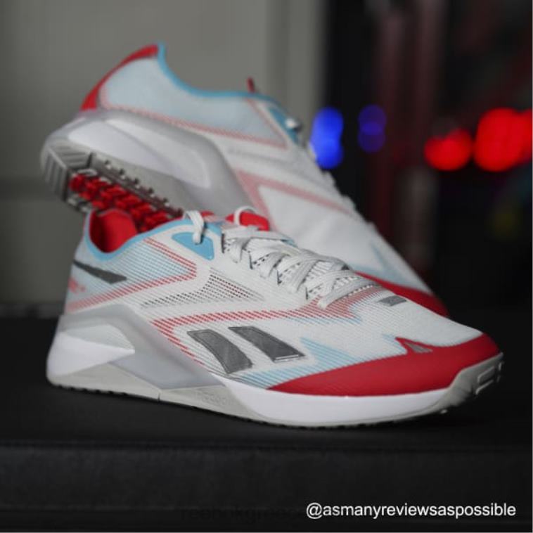 ftwr λευκό/neon blue/neon cherry παπούτσια προπόνησης nano x2 froning Reebok ND8H207