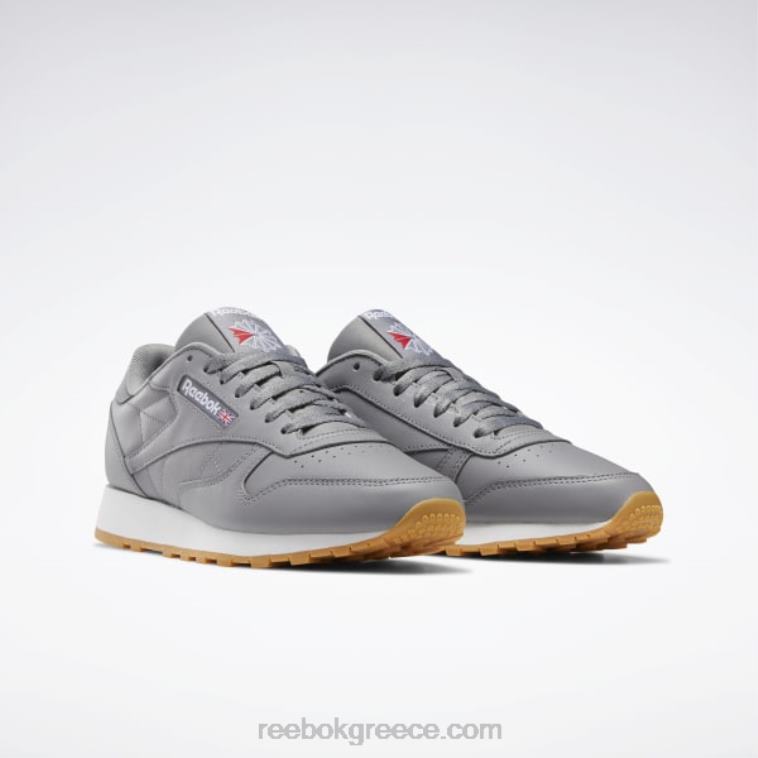 καθαρό γκρι 5/ftwr white/reebok λάστιχο-03 κλασικά δερμάτινα παπούτσια Reebok ND8H148