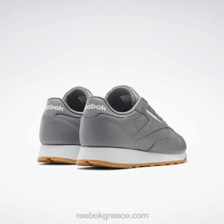 καθαρό γκρι 5/ftwr white/reebok λάστιχο-03 κλασικά δερμάτινα παπούτσια Reebok ND8H148