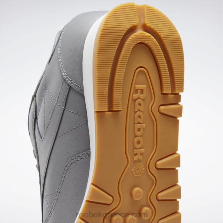 καθαρό γκρι 5/ftwr white/reebok λάστιχο-03 κλασικά δερμάτινα παπούτσια Reebok ND8H148