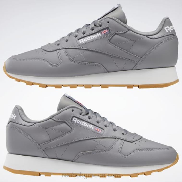 καθαρό γκρι 5/ftwr white/reebok λάστιχο-03 κλασικά δερμάτινα παπούτσια Reebok ND8H148