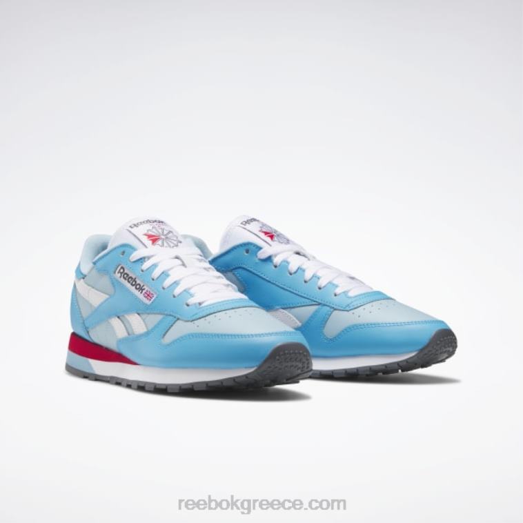 λαμπερό aqua/blue pearl/ftwr white κλασικά δερμάτινα παπούτσια Reebok ND8H201