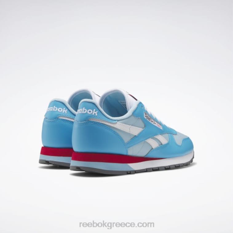 λαμπερό aqua/blue pearl/ftwr white κλασικά δερμάτινα παπούτσια Reebok ND8H201