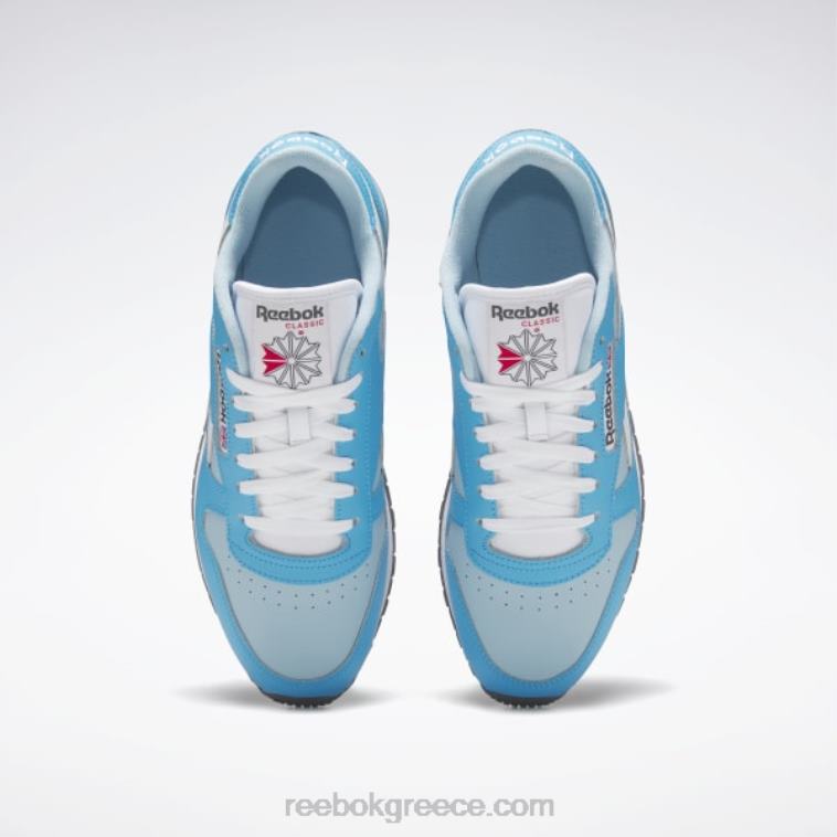 λαμπερό aqua/blue pearl/ftwr white κλασικά δερμάτινα παπούτσια Reebok ND8H201