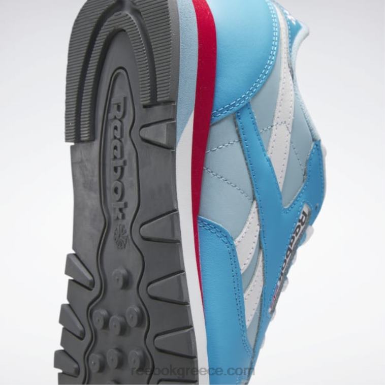 λαμπερό aqua/blue pearl/ftwr white κλασικά δερμάτινα παπούτσια Reebok ND8H201