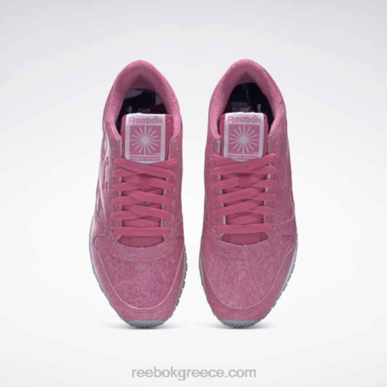 astro pink/ftwr λευκό/κρύο γκρι 2 eames κλασικά δερμάτινα παπούτσια Reebok ND8H375
