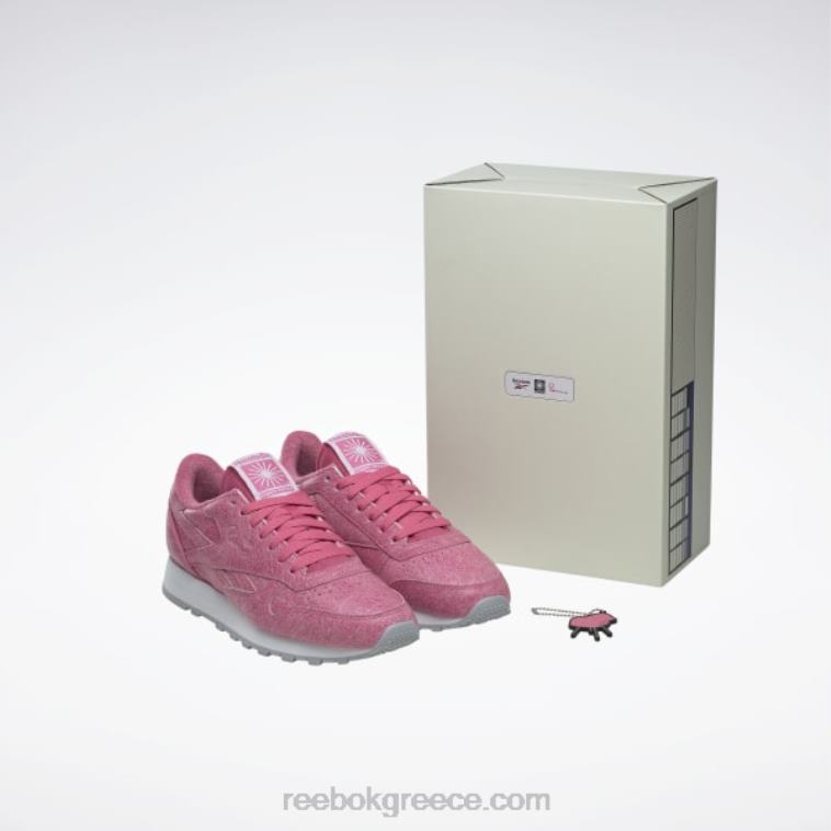 astro pink/ftwr λευκό/κρύο γκρι 2 eames κλασικά δερμάτινα παπούτσια Reebok ND8H375