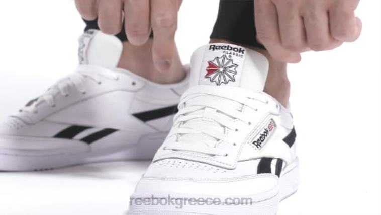 άσπρο μαύρο ανδρικά παπούτσια club c revenge Reebok ND8H147