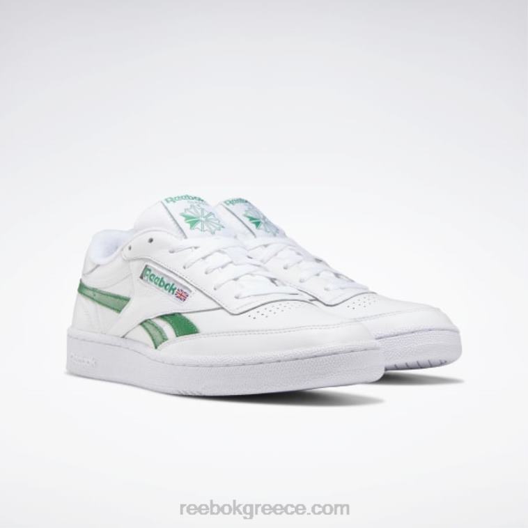 λευκό/πράσινο λαμπερό ανδρικά παπούτσια club c revenge Reebok ND8H237
