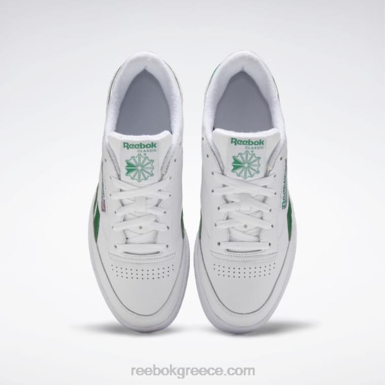 λευκό/πράσινο λαμπερό ανδρικά παπούτσια club c revenge Reebok ND8H237