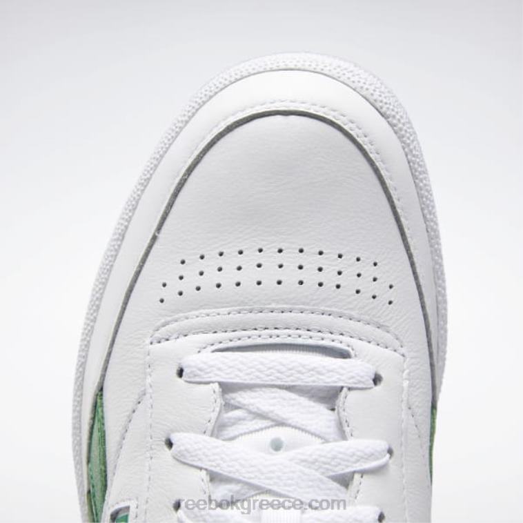 λευκό/πράσινο λαμπερό ανδρικά παπούτσια club c revenge Reebok ND8H237