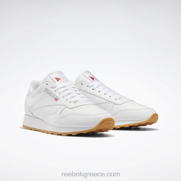 ftwr λευκό/καθαρό γκρι 3/reebok rubber gum-03 κλασικά δερμάτινα παπούτσια Reebok ND8H26