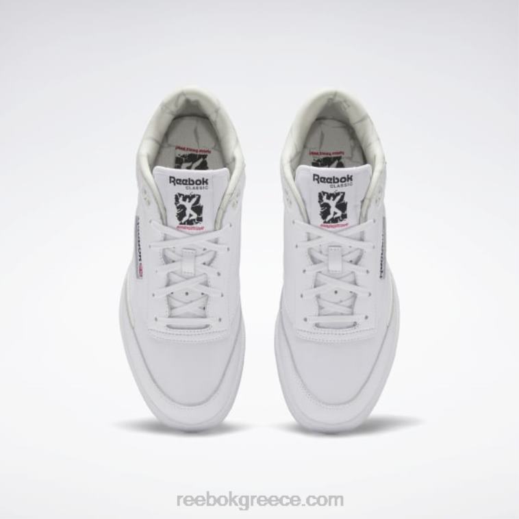 ftwr λευκή/πρωινή ομίχλη κλαμπ γ 85 mid ii παπούτσια Reebok ND8H329
