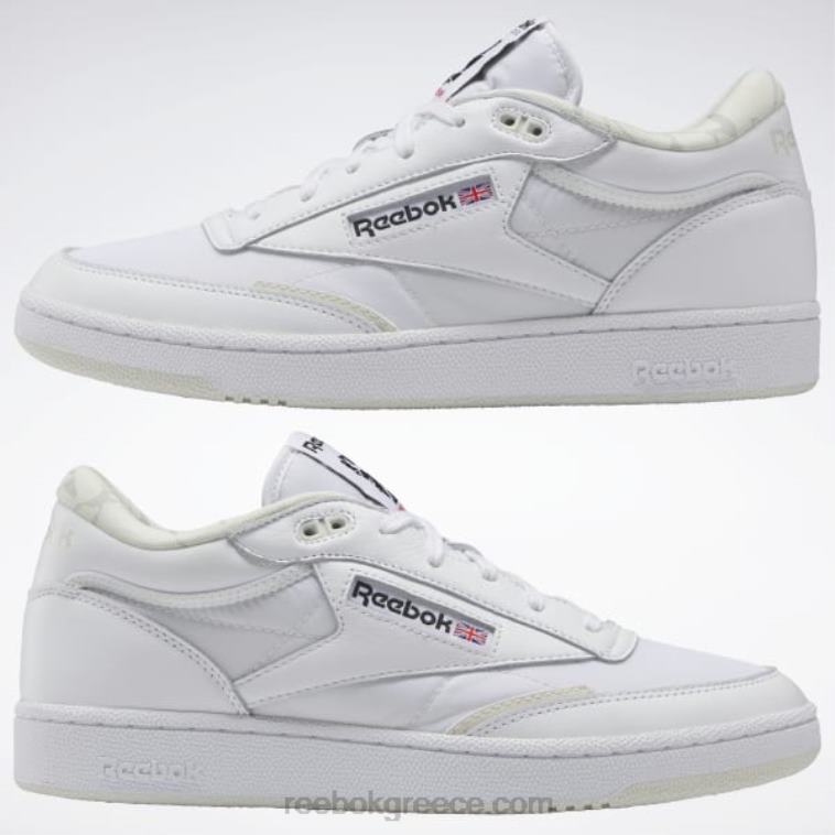 ftwr λευκή/πρωινή ομίχλη κλαμπ γ 85 mid ii παπούτσια Reebok ND8H329