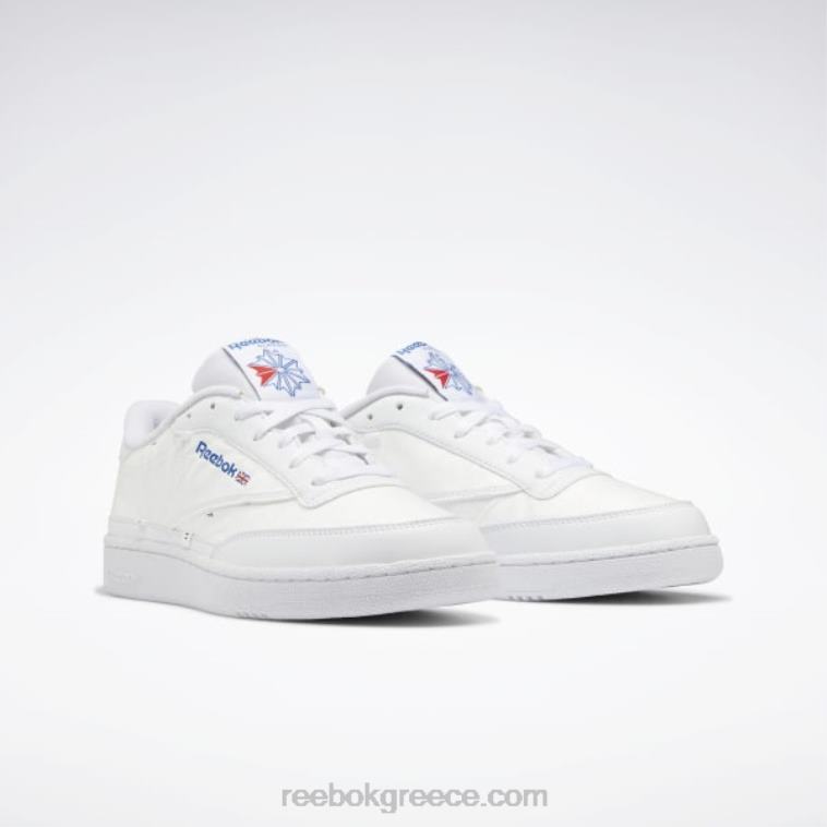 ftwr λευκό/διανυσματικό μπλε club γ 85 x u παπούτσια Reebok ND8H452