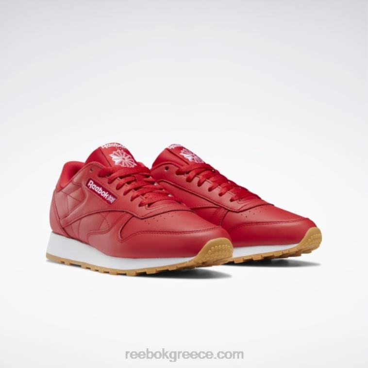 διάνυσμα κόκκινο/ftwr λευκό/λάστιχο reebok-03 κλασικά δερμάτινα παπούτσια Reebok ND8H126