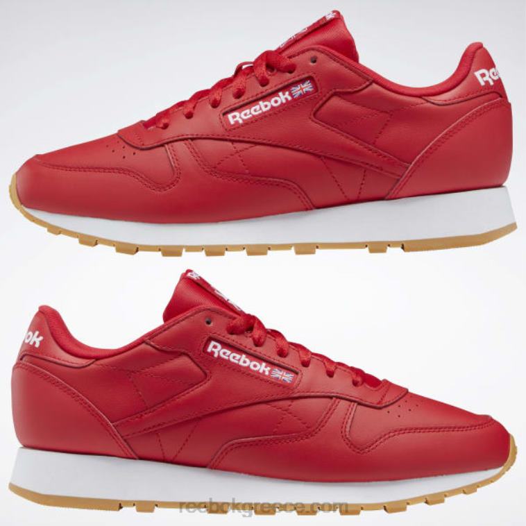 διάνυσμα κόκκινο/ftwr λευκό/λάστιχο reebok-03 κλασικά δερμάτινα παπούτσια Reebok ND8H126