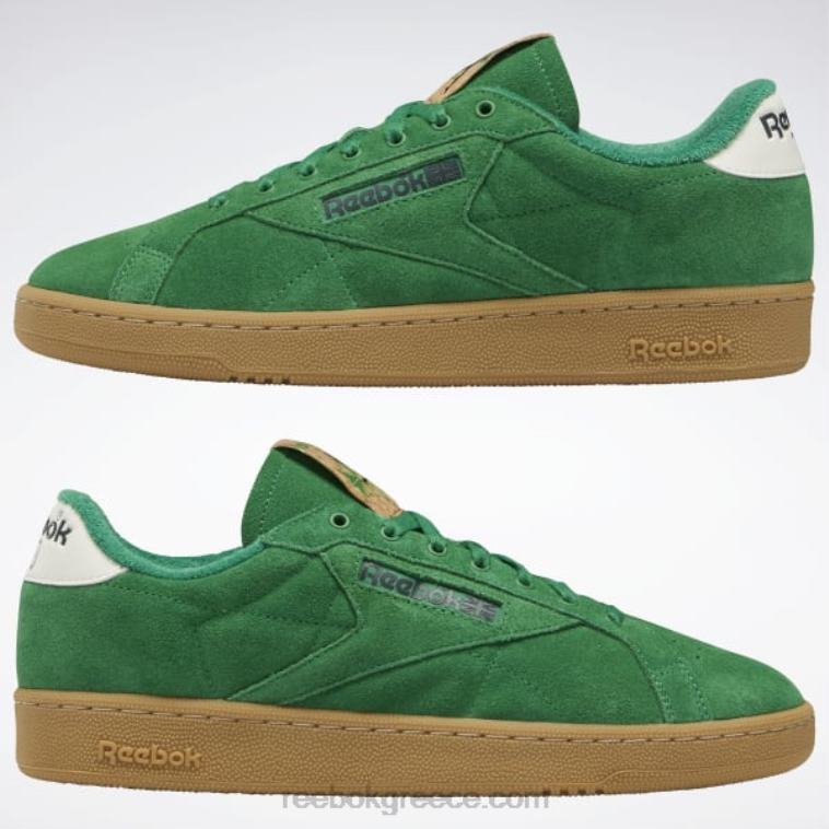 glen green/διανυσματικό κόκκινο/reebok ελαστικό κόμμι-04 παπούτσια κλαμπ γ 85 γηπέδων Reebok ND8H334