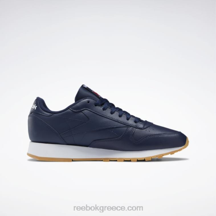 διάνυσμα navy/ftwr white/reebok rubber gum-03 κλασικά δερμάτινα παπούτσια Reebok ND8H105