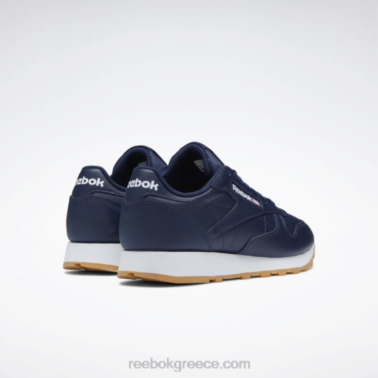 διάνυσμα navy/ftwr white/reebok rubber gum-03 κλασικά δερμάτινα παπούτσια Reebok ND8H105