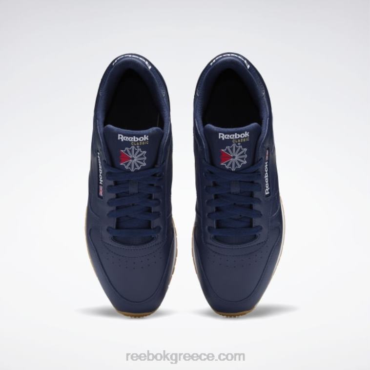 διάνυσμα navy/ftwr white/reebok rubber gum-03 κλασικά δερμάτινα παπούτσια Reebok ND8H105