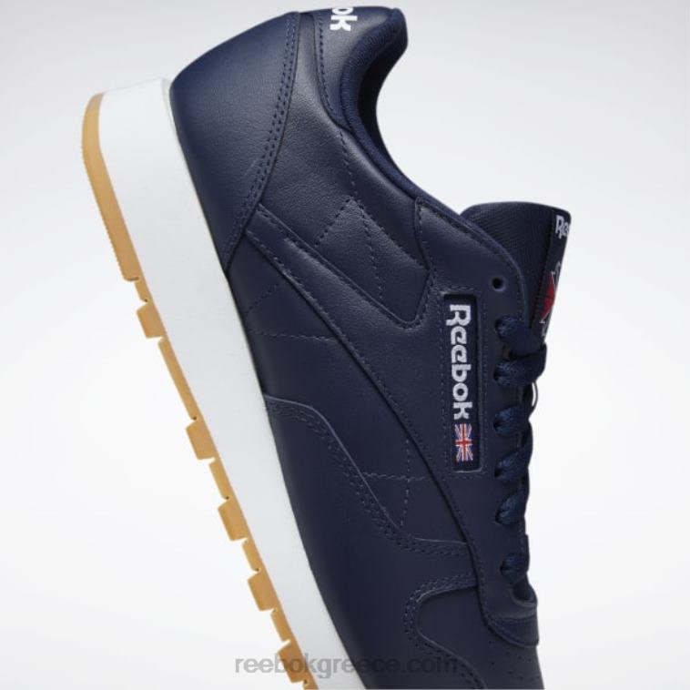 διάνυσμα navy/ftwr white/reebok rubber gum-03 κλασικά δερμάτινα παπούτσια Reebok ND8H105